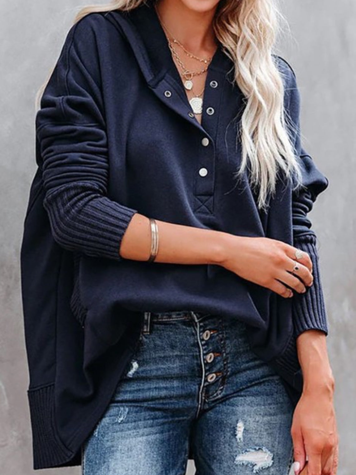 The Henley Hoodie The Henley Hoodie