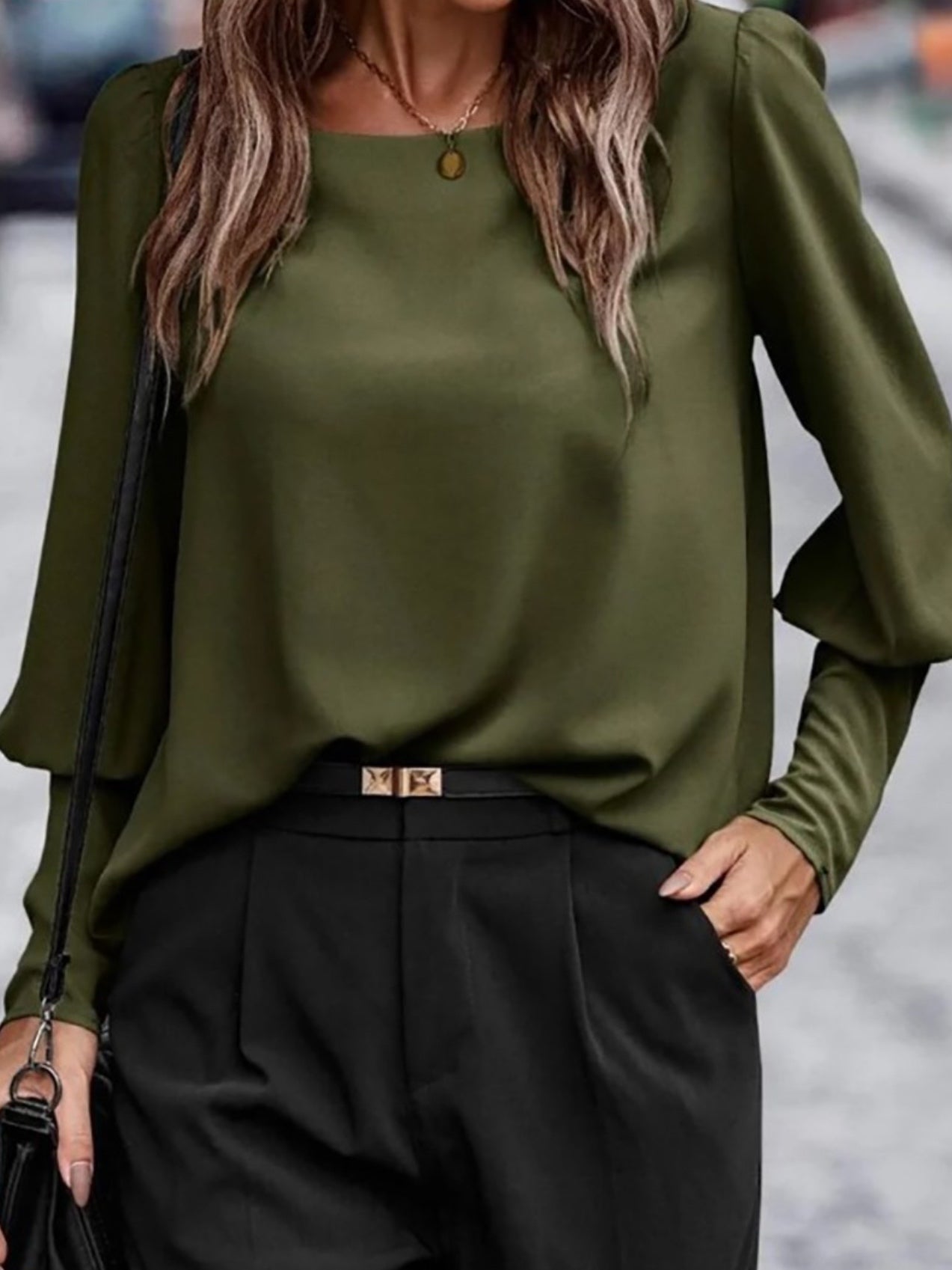 Button Back Blouse