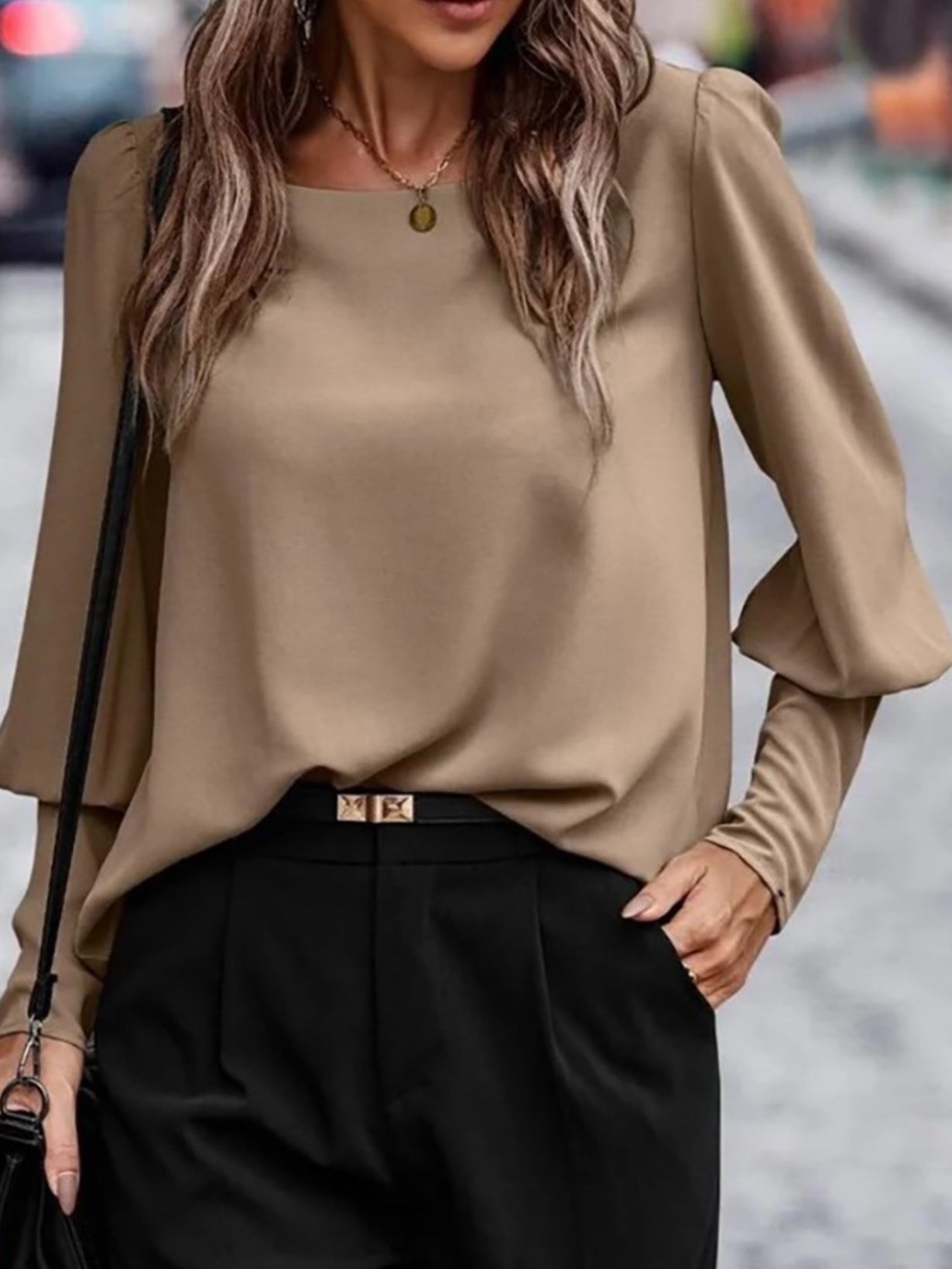 Button Back Blouse