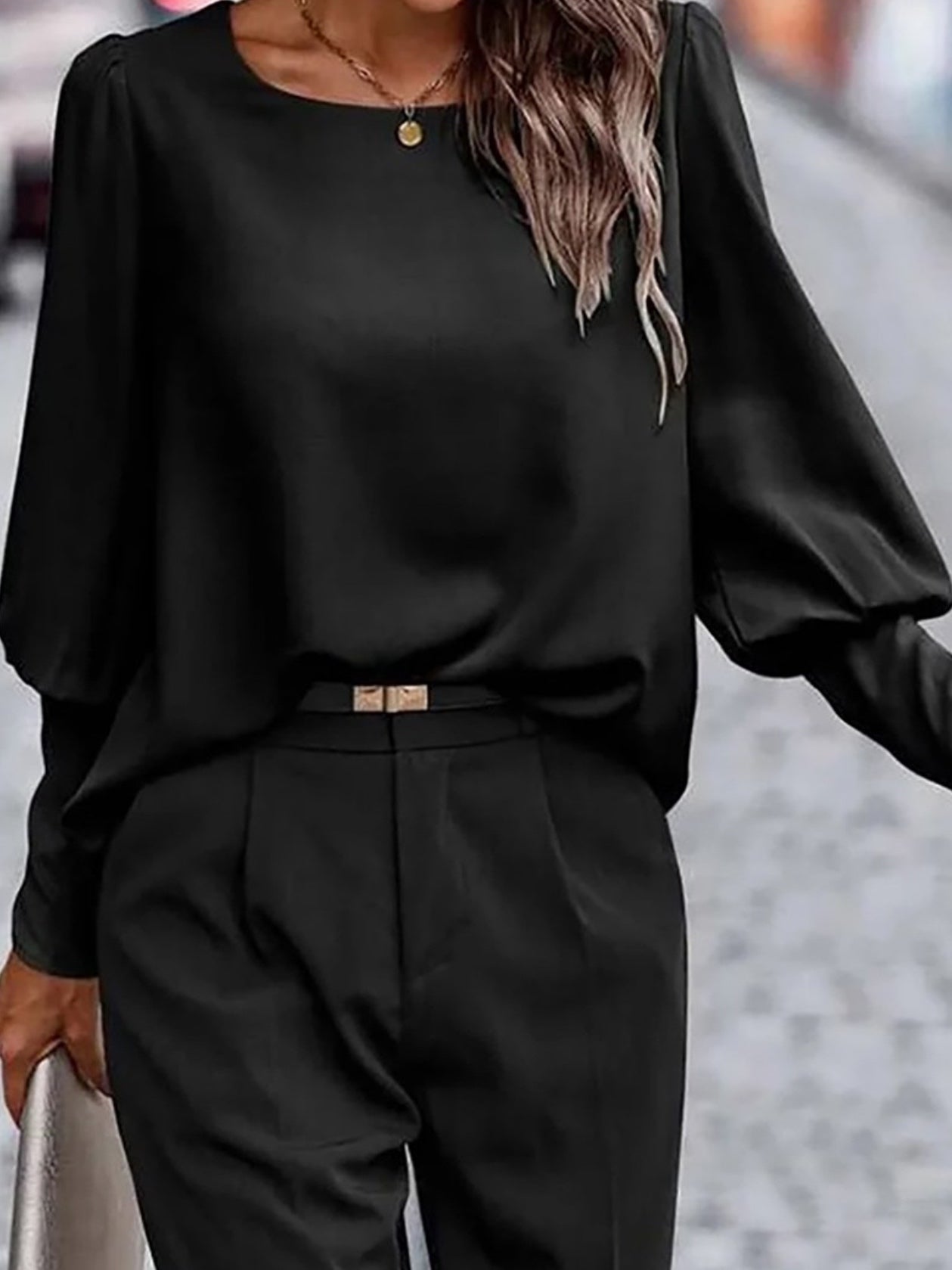 Button Back Blouse